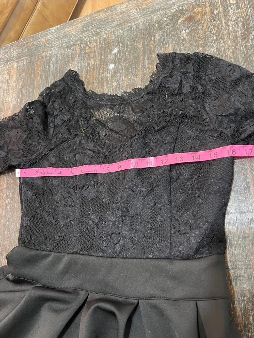 Miusol Black Lace Bodice Dress - Picture 6 of 6